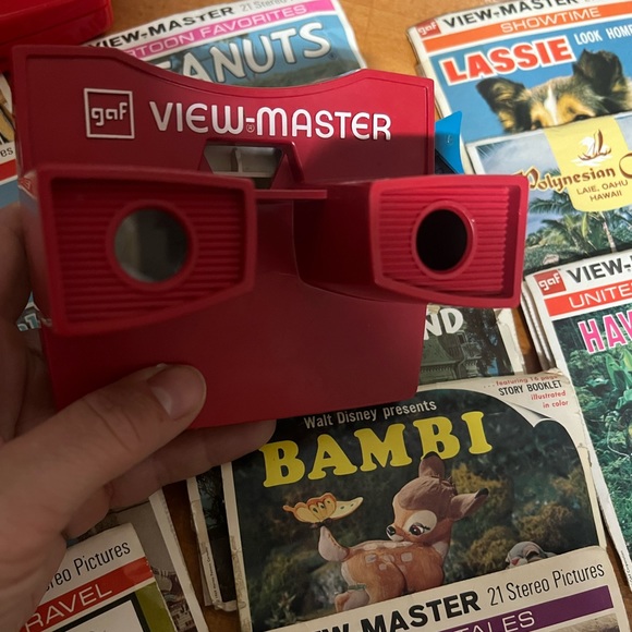 Vintage Viewmaster Lot 2 Viewers 17 Assorted Disc Sets Out of Print Disney - Picture 10 of 13